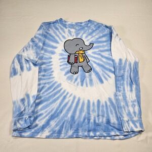 Ivory Ella Long Sleeve Tie-Dye Size M Student Reading Teacher